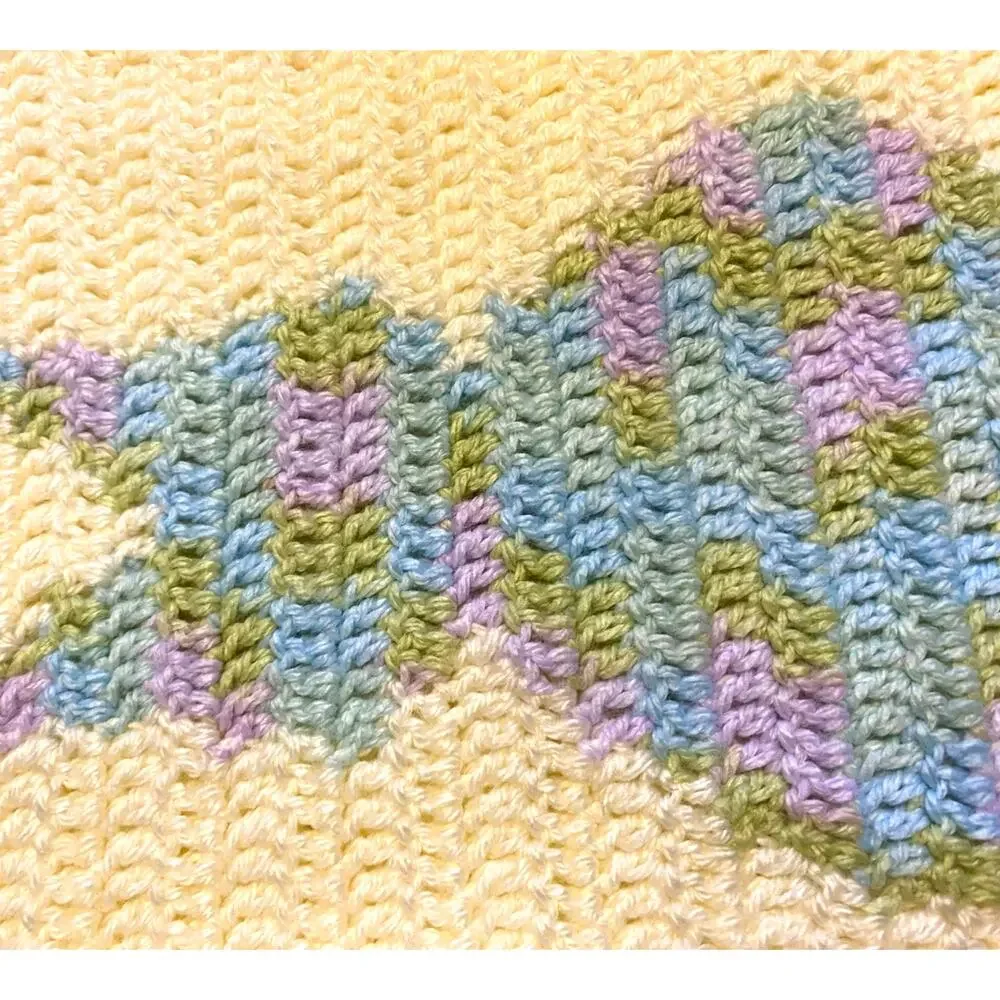 Hand Made Crocheted 2-piece Skirt Set Bunny Spring Easter‎ Girls 24 mo